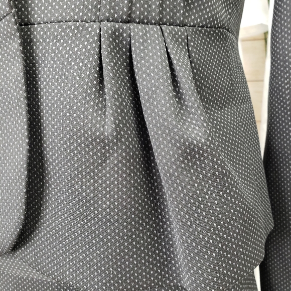 Nine West Black & Gray Form Fitting Blazer - Picture 5 of 14